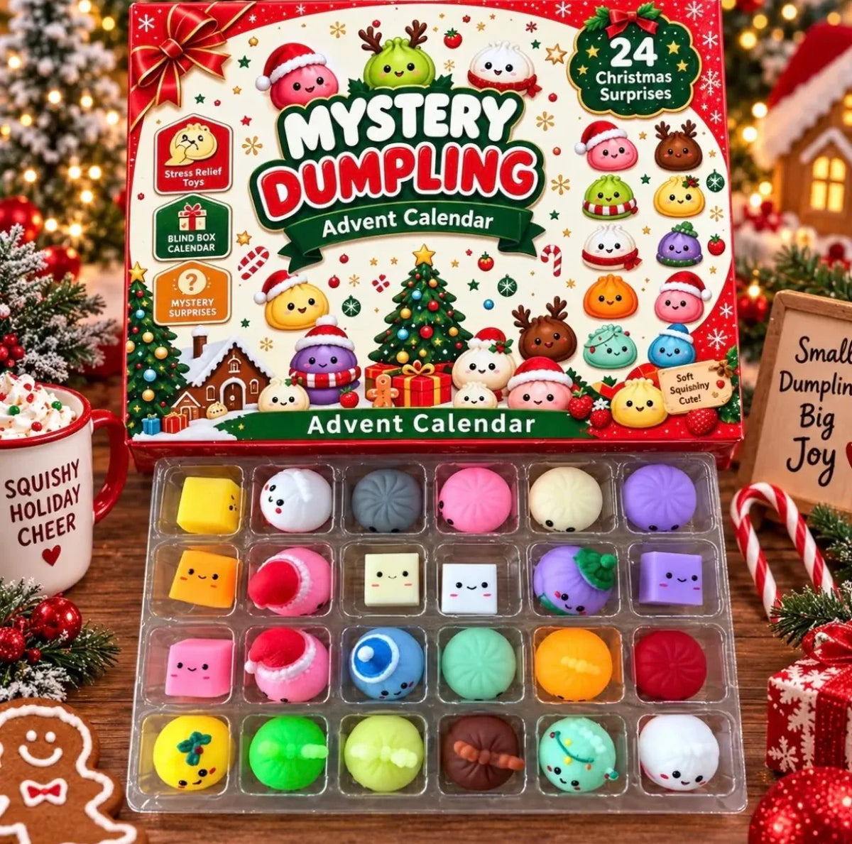 Mystery Dumpling Advent Calendar FREE SHIPPING