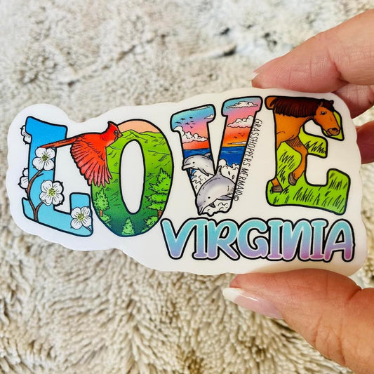 Virginia LOVE Sticker