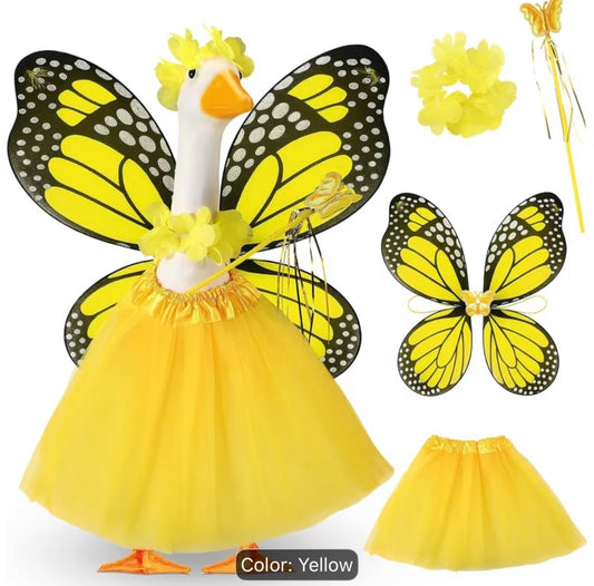 Porch Goose Outfit, Butterfly (2 colors)