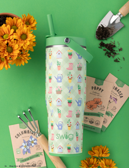 SWIG Green Thumb Drinkware Collection