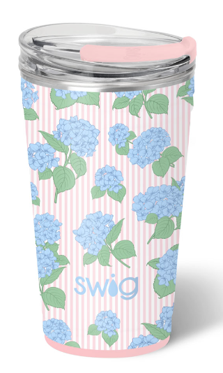 SWIG Hydrangea Drinkware Collection