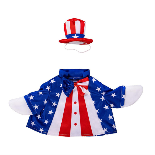 Porch Goose Outfit, Patriotic Suit