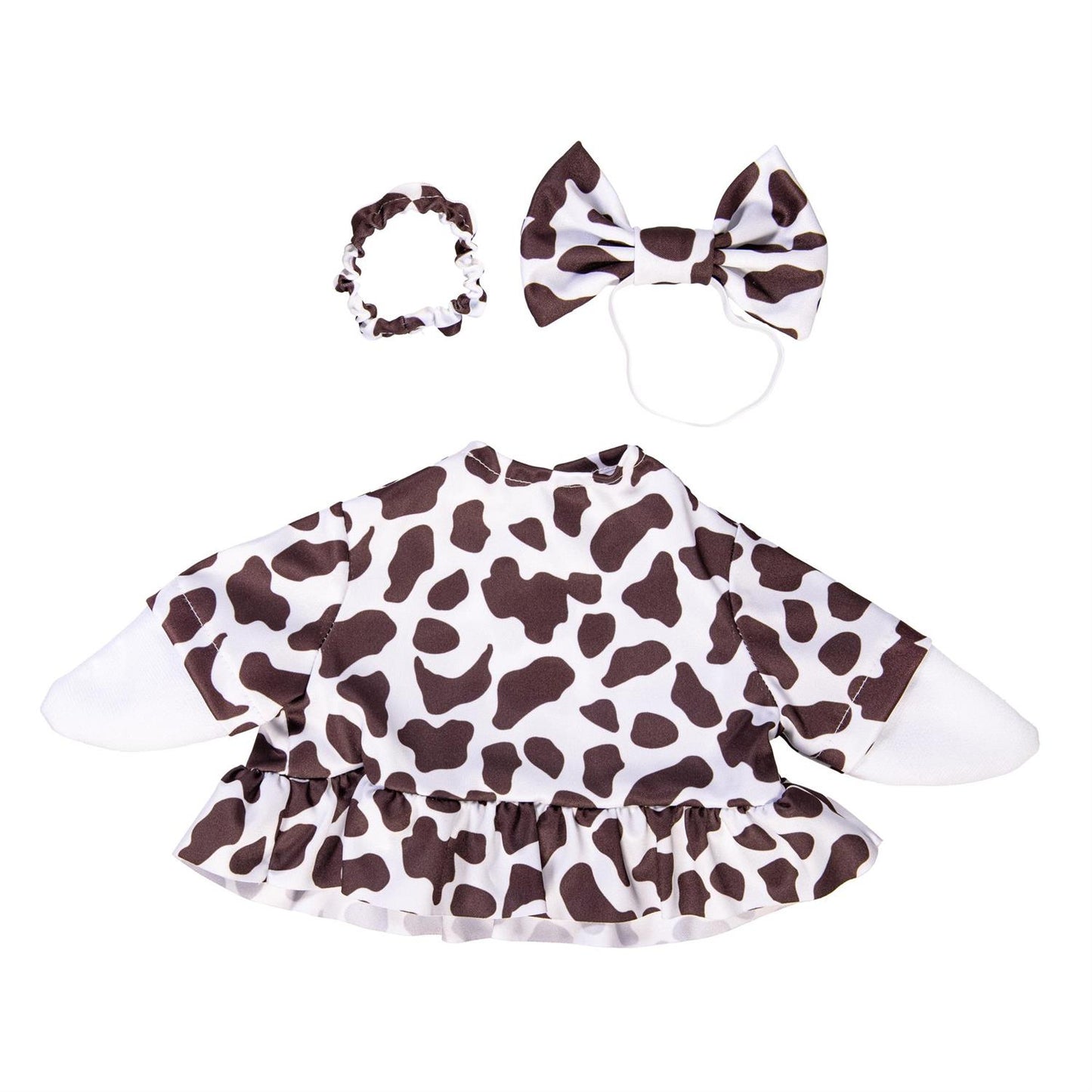 Porch Goose Outfit, Cow Print Gown
