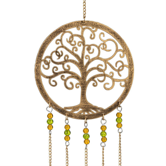 Tree of Life Wind Chime with Decorative Beads