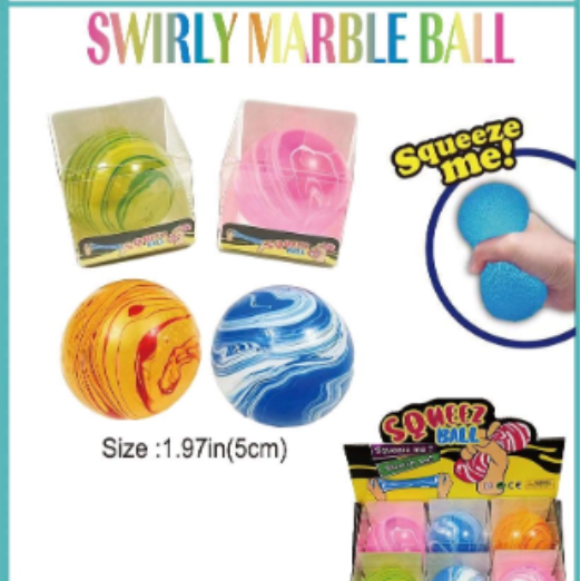 Squishies - Swirly Marble Ball
