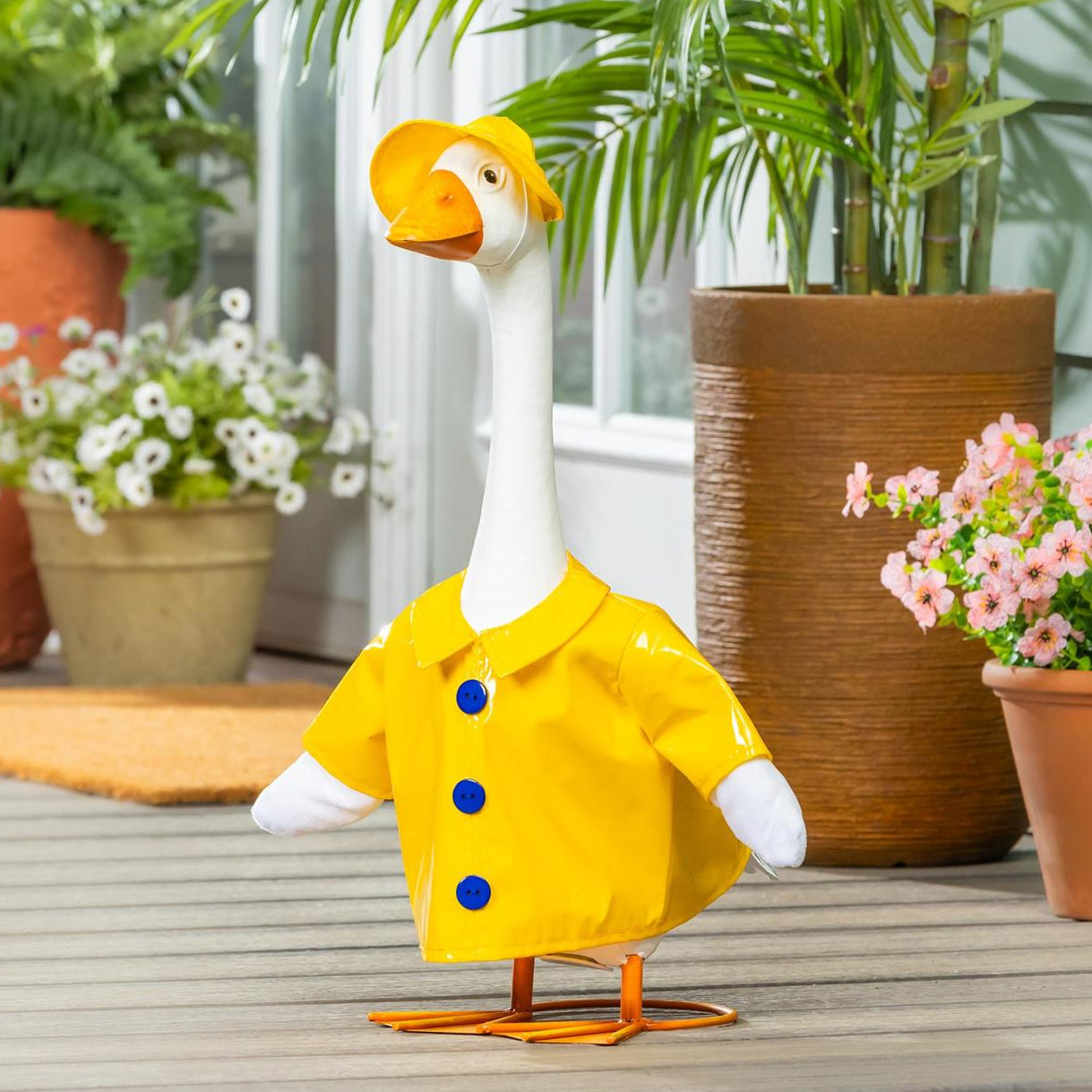 Giddy the Porch Goose with Outfit for in store pickup + Mother's Day "Reveal" card