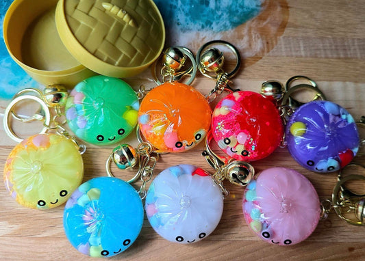 Dumpling Quicksand Acrylic Keychain