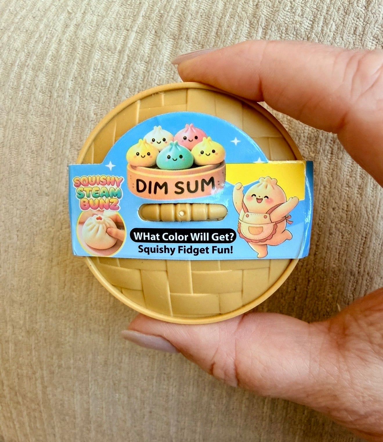 Dumpling Quicksand Acrylic Keychain