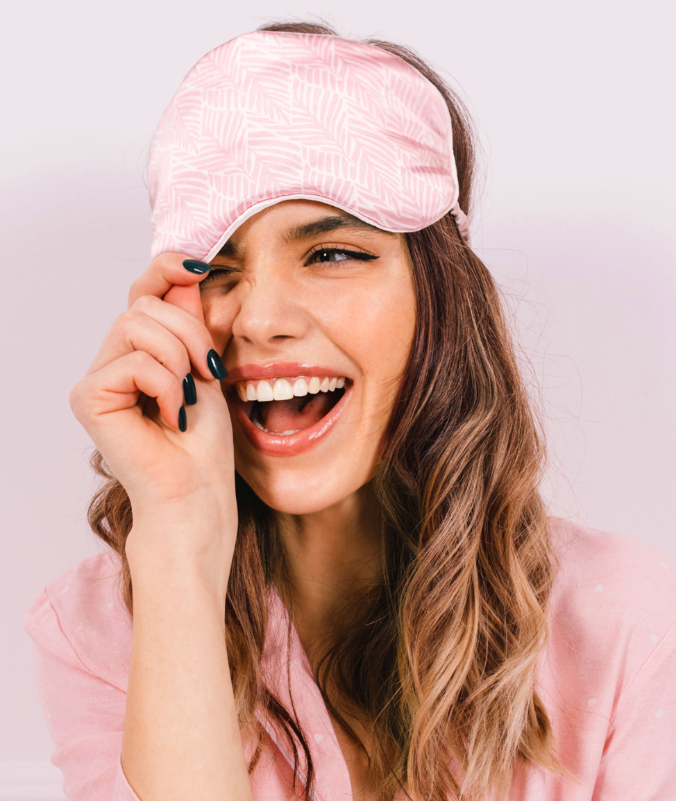 Lemon Lavender® Five More Minutes Silky Satin Eye Mask & Scrunchie Set