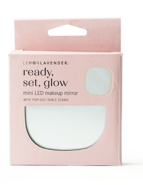Lemon Lavender® Ready, Set, Glow Mini LED Makeup Mirror
