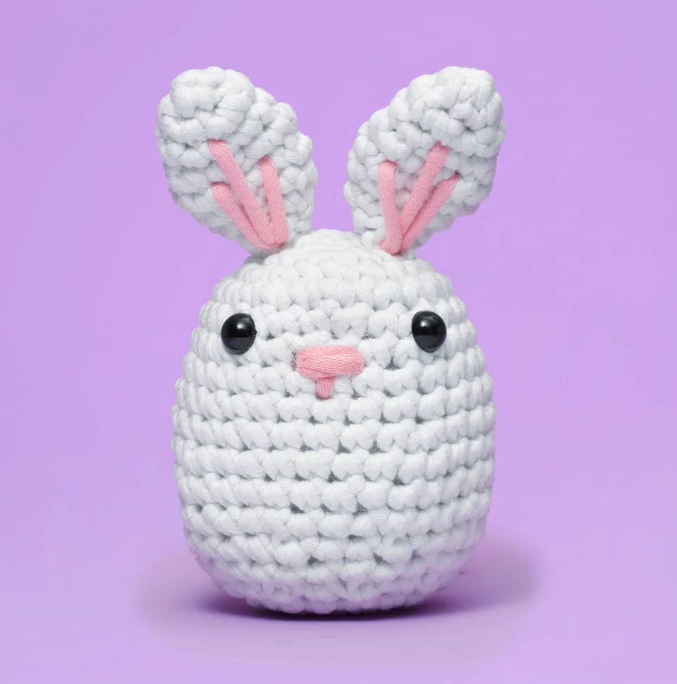 the WOOBLES Jojo the Bunny Crochet Kit