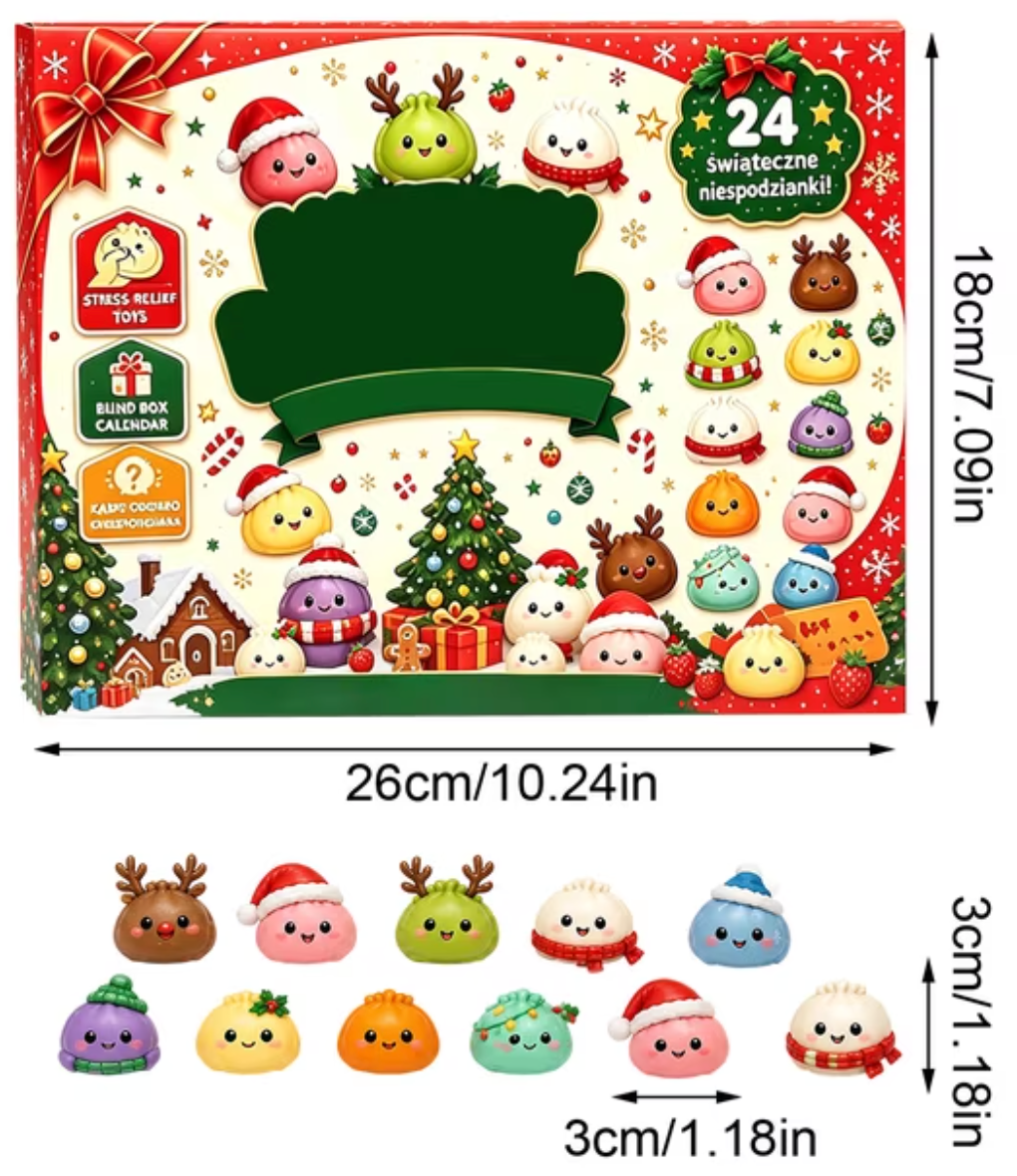Mystery Dumpling Advent Calendar FREE SHIPPING