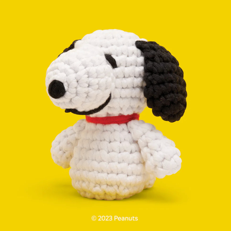 the WOOBLES Snoopy Crochet Kit