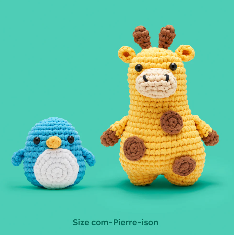 the WOOBLES Zara the Giraffe Crochet Kit