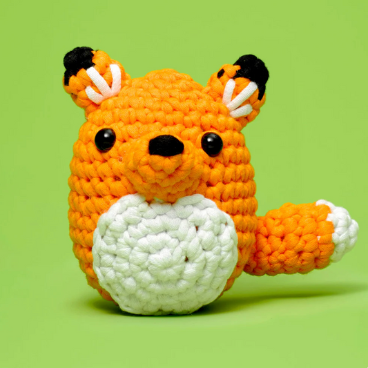 the WOOBLES Felix the Fox Crochet Kit