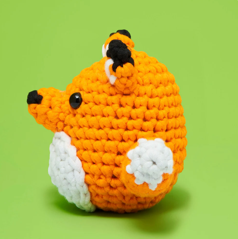 the WOOBLES Felix the Fox Crochet Kit