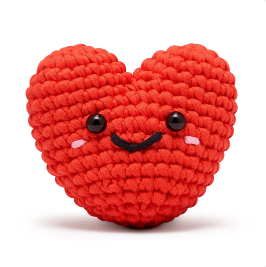 the WOOBLES Val the Heart Crochet Kit