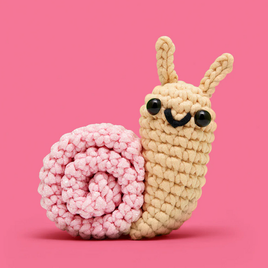 the WOOBLES Mimi the Snail Crochet Kit