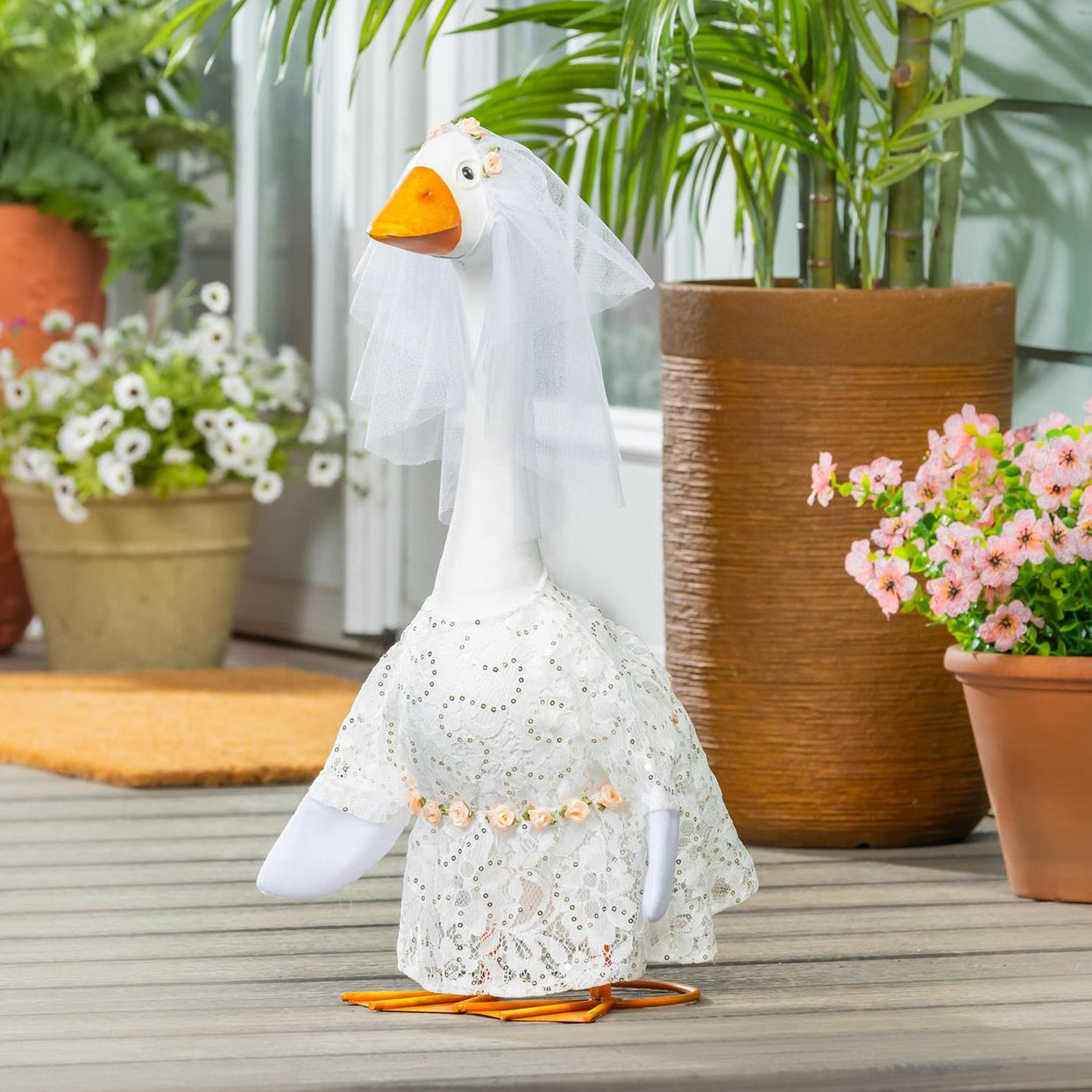 Porch Goose Outfit, Bride