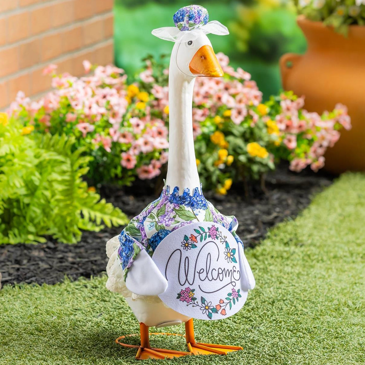 Giddy the Porch Goose with Outfit for in store pickup + Mother's Day "Reveal" card