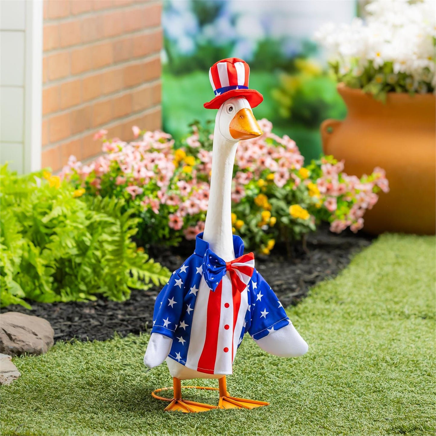 Giddy the Porch Goose with Outfit for in store pickup + Mother's Day "Reveal" card