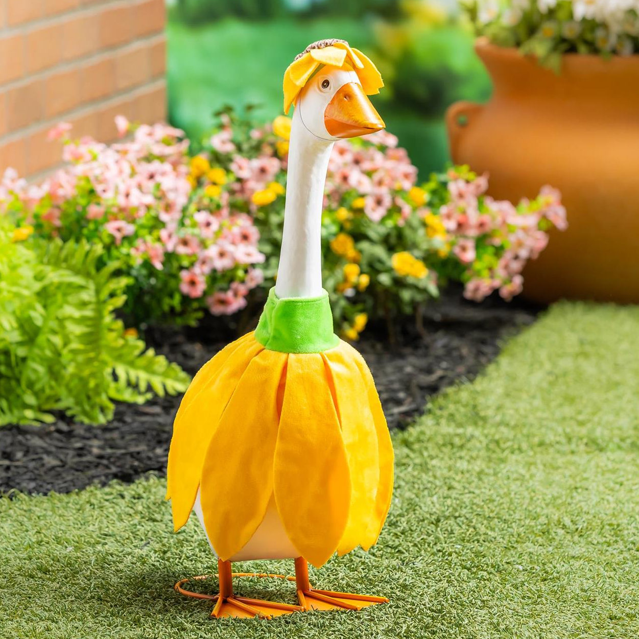 Giddy the Porch Goose with Outfit for in store pickup + Mother's Day "Reveal" card