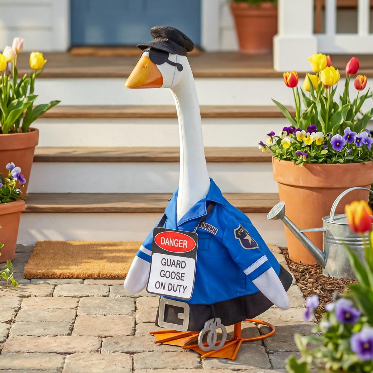 Porch Goose Outfit, Police