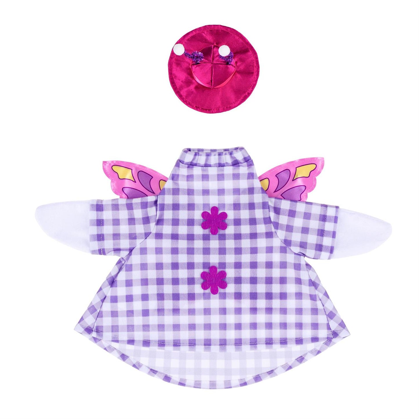 Porch Goose Outfit, Gingham Butterfly