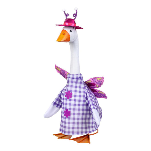 Porch Goose Outfit, Gingham Butterfly