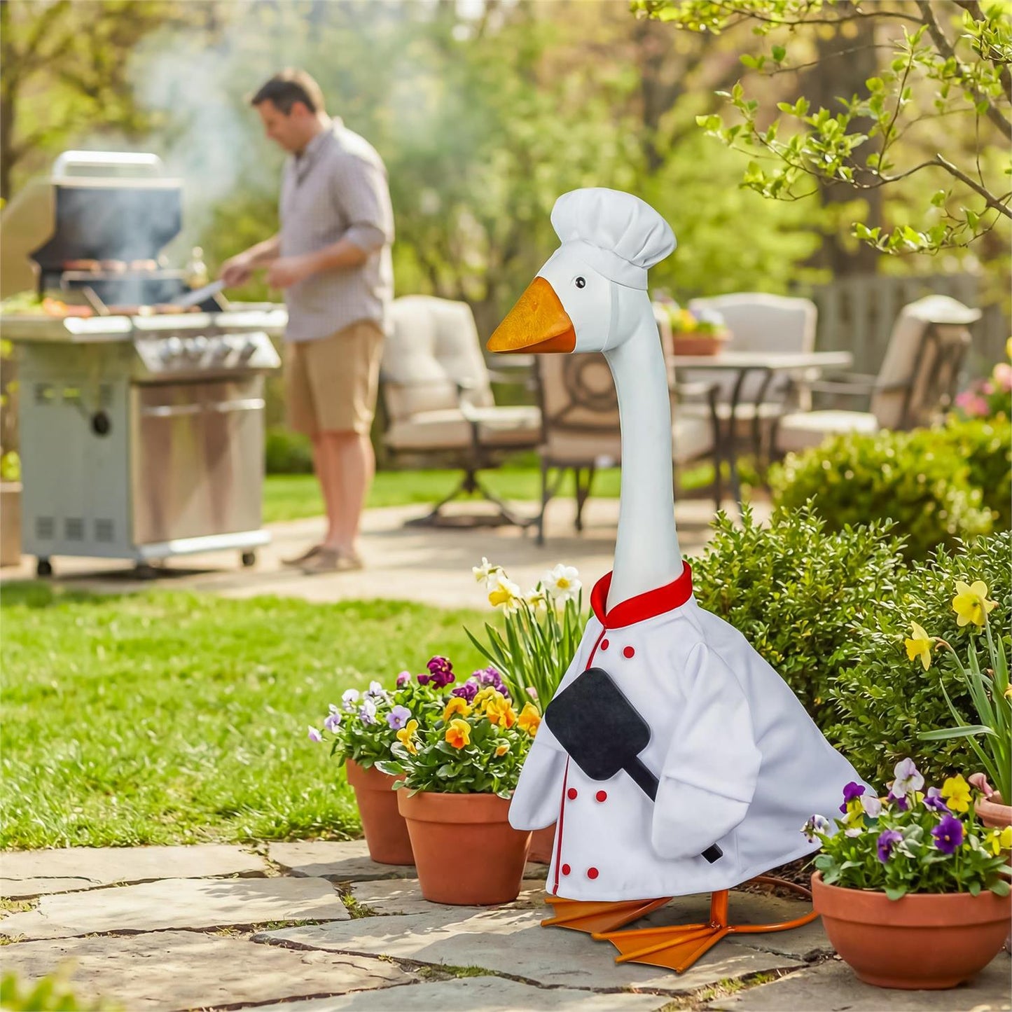 Porch Goose Outfit, Chef
