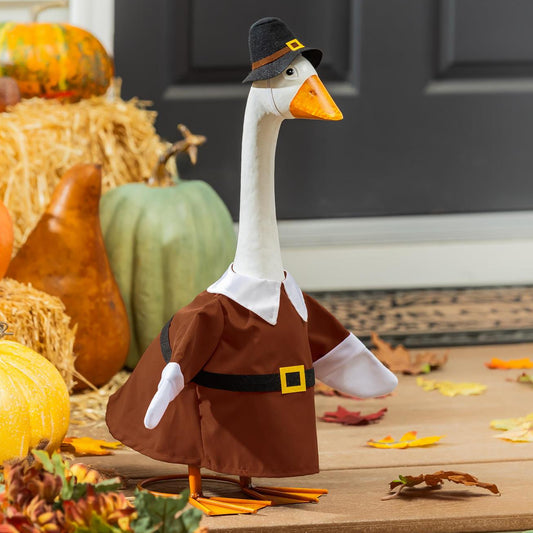 Porch Goose Outfit, Harvest Pilgrim Boy