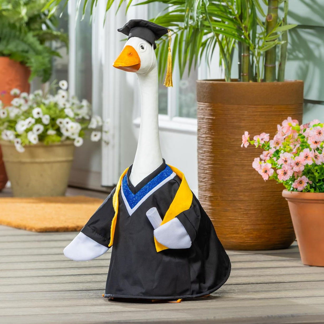 Porch Goose Outfit, Graduation Day