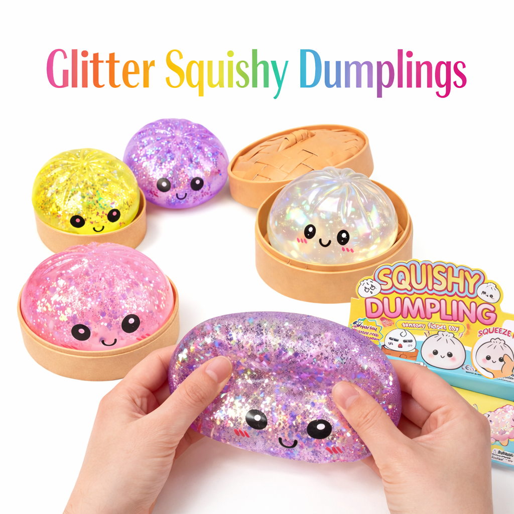 Squishies - Glitter Dumplings Large