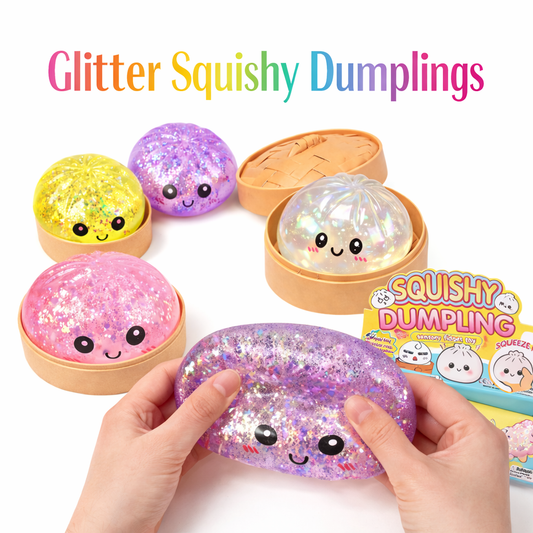 Squishies - Glitter Dumplings Large