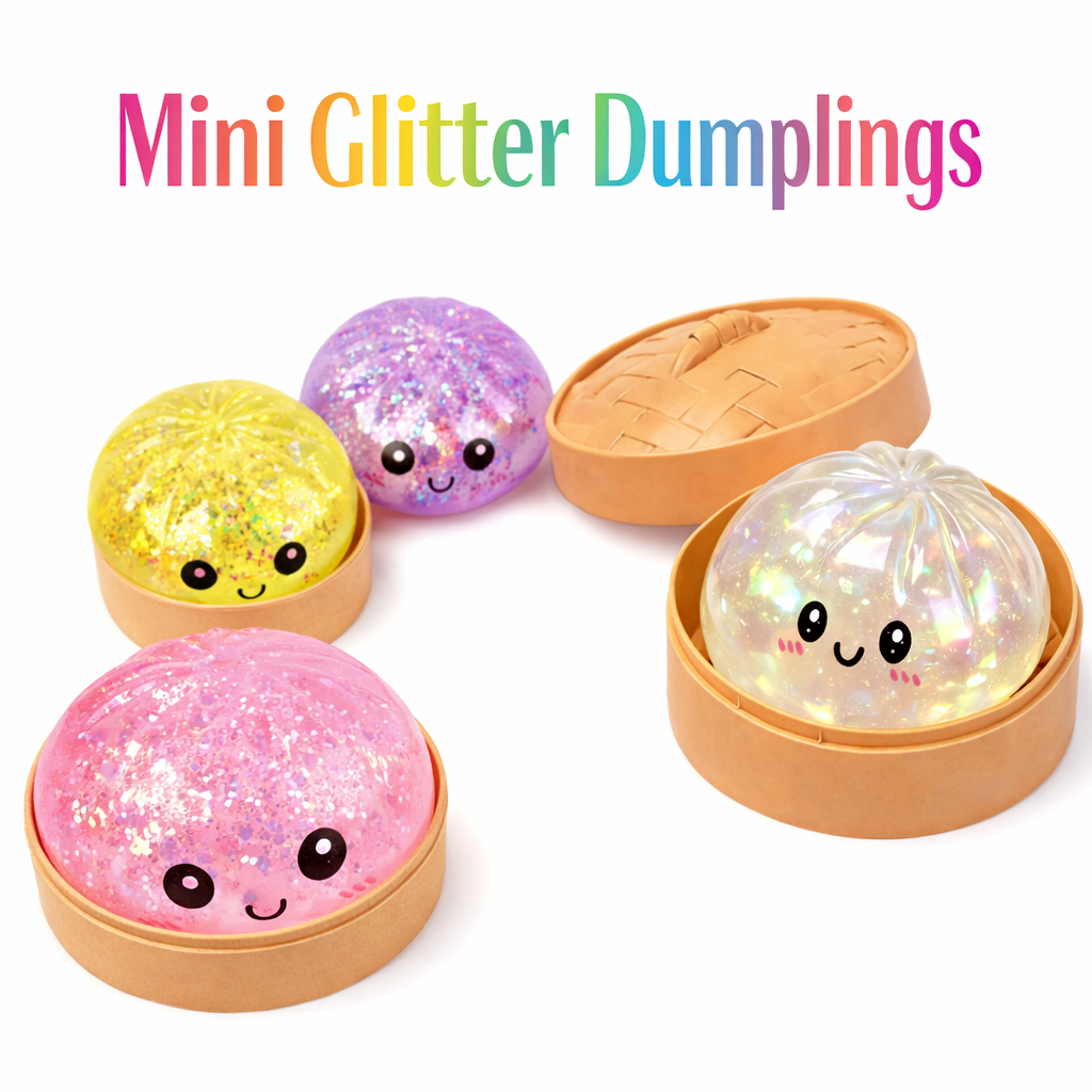 Squishies - Mini Glitter Dumplings