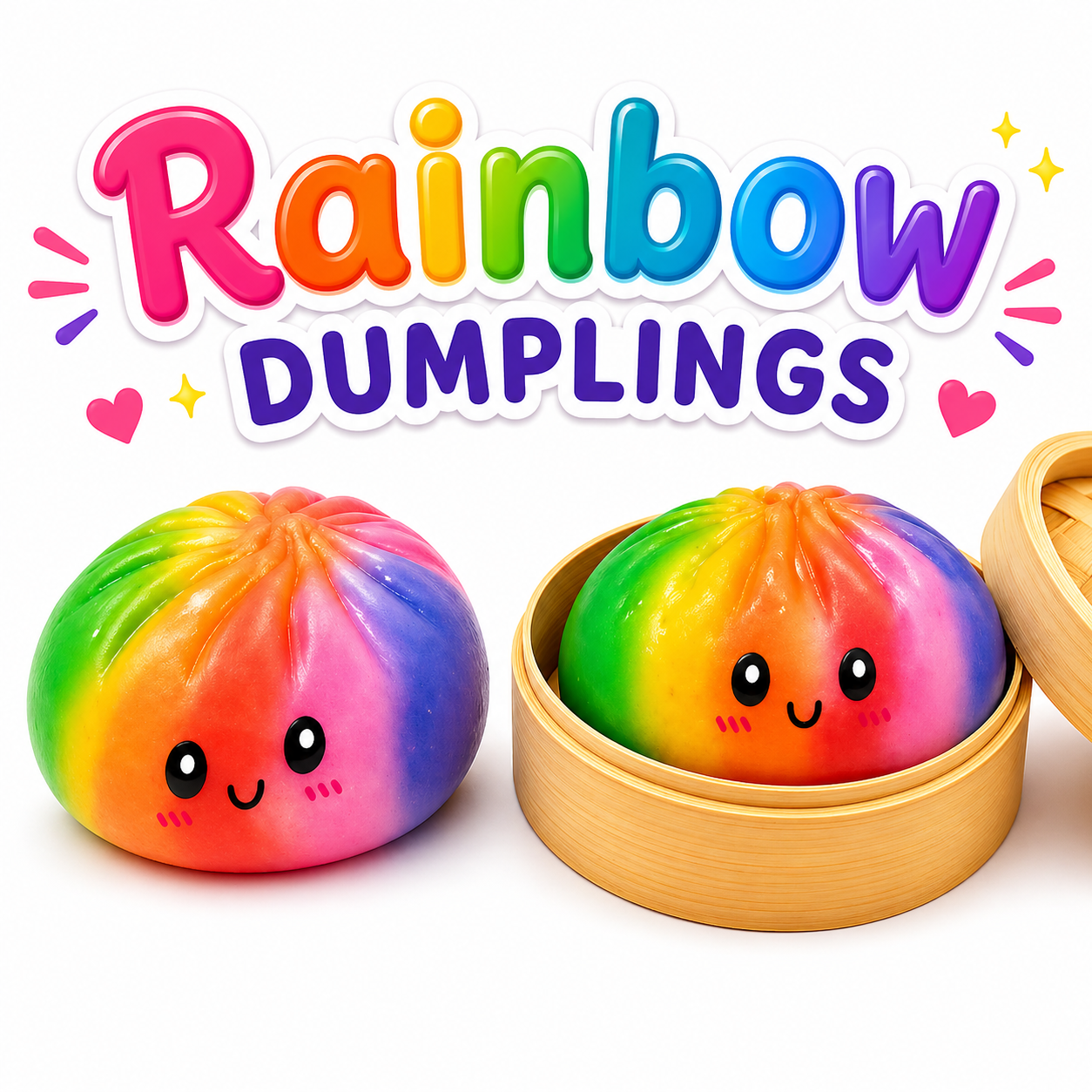 Squishies - Rainbow Dumpling